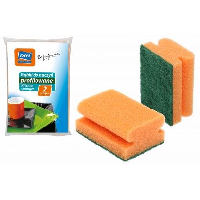 Ravi Gąbki do naczyń profilowane 2szt.