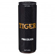 Tiger Gazowany bezalkoholowy napój owocowy o smaku pina colada 250 ml