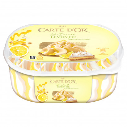 Carte D'Or Les Desserts Lody o smaku ciasteczek i lody cytrynowe 825 ml