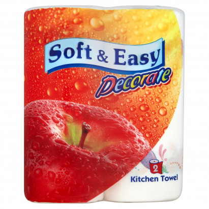 Soft & Easy Decorate Ręcznik uniwersalny 2 warstwy 2 rolki