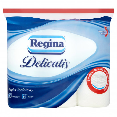 Regina Delicatis Papier Toaletowy 4 warstwy 9 rolek