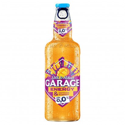 Seth & Riley's Garage Energy Bezalkoholowy energetyzujący napój piwny o smaku mango 400 ml