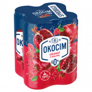 Okocim Mix piwa bezalkoholowego z lemoniadą granat z maliną 4 x 500 ml