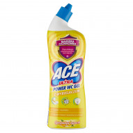 Ace Ultra Power WC Gel Wybielacz i detergent cytrynowy zapach 750 ml