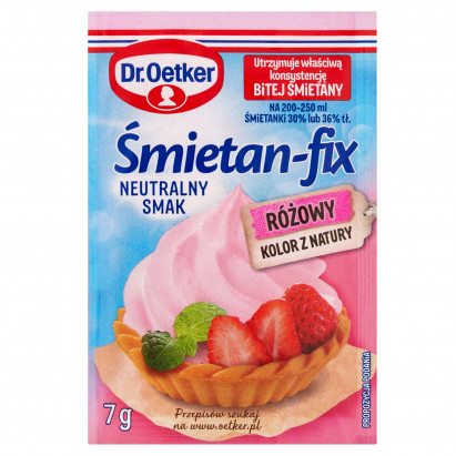 Dr. Oetker Śmietan-fix różowy 7 g