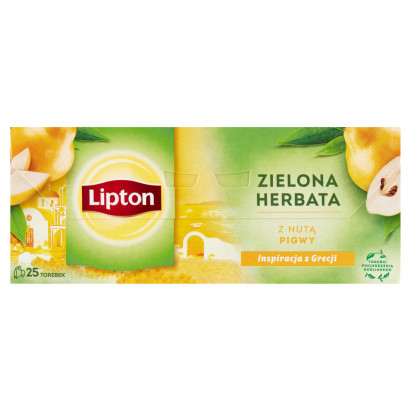 Lipton Zielona herbata z nutą pigwy 40 g (25 torebek)