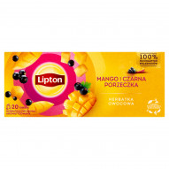 Lipton Herbatka owocowa mango i czarna porzeczka 34 g (20 torebek)
