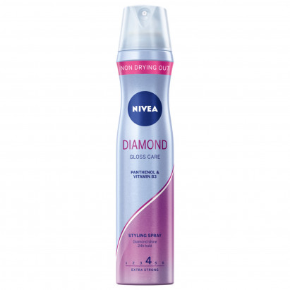 Nivea Diamond Gloss Care lakier do włosów 250 ml