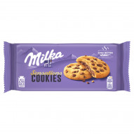 Milka Sensations Cookies Ciastka z kawałkami czekolady i nadzieniem z czekoladą mleczną 156 g