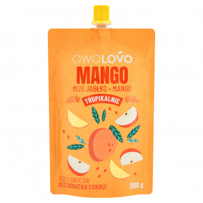 OWOLOVO Mango Mus jabłko mango 200 g