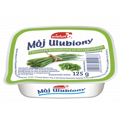 Twarożek kanapkowy ze szczypiorkiem 125 g Mój Ulubiony