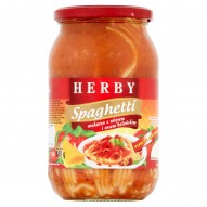 Herby Spaghetti makaron z mięsem i sosem bolońskim 880 g