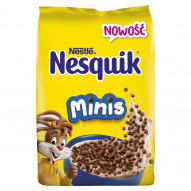 Nestlé Nesquik Minis Zbożowe kuleczki o smaku czekoladowym 210 g