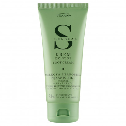Joanna Sensual Krem do stóp konopie & panthenol 100 g