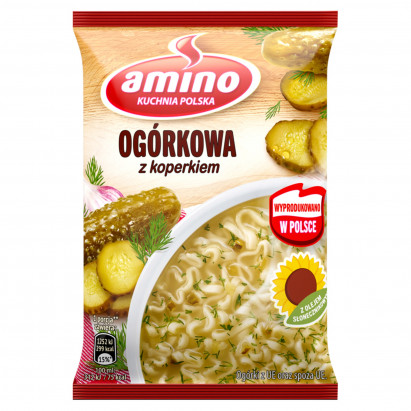 Amino Zupa błyskawiczna ogórkowa z koperkiem 61 g 