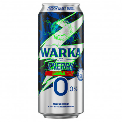 Warka Energy Original Bezalkoholowy napój piwny 500 ml