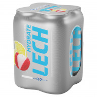 Lech Hydrate Piwo bezalkoholowe o smaku liczi i cytryny 2 l (4 x 0,5 l)