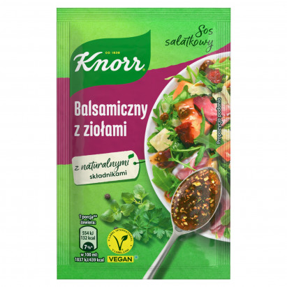 Knorr Sos sałatkowy balsamiczny z ziołami 11 g