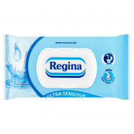 Regina Ultra Sensitive Nawilżany papier toaletowy z pantenolem 42 sztuki