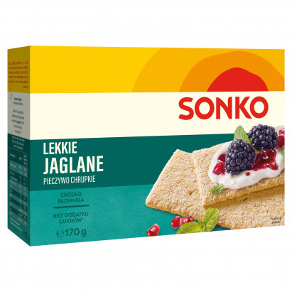 Sonko Pieczywo chrupkie Lekkie jaglane 170 g