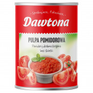 Dawtona Pulpa pomidorowa pomidory drobno krojone bez skórki 400 g