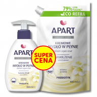 APART Creamy care Kremowe mydło w płynie 300ml + 400ml refil jaśmin