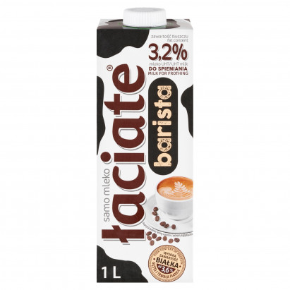 Łaciate Barista Mleko UHT do spieniania 3,2 % 1 l