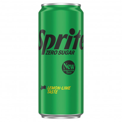 Sprite Zero Sugar Napój gazowany o smaku cytrynowo-limonkowym 330 ml