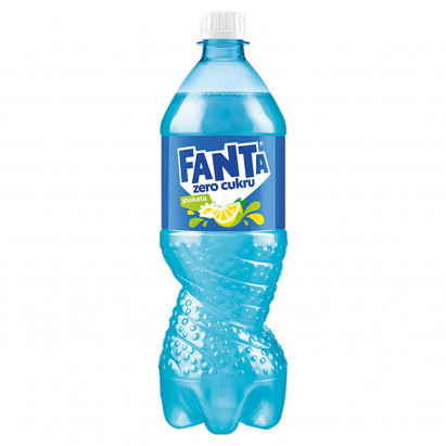 Fanta Zero Sugar Napój gazowany o smaku cytrynowym i kwiatu czarnego bzu 850 ml