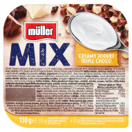 Müller Mix Jogurt z mieszanką białej mlecznej czekolady 130 g