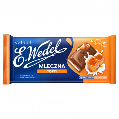 E. Wedel Czekolada mleczna toffi 100 g