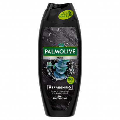 Palmolive MEN Refreshing odświeżający żel pod prysznic dla mężczyzn 3w1 eukaliptus sól morska 500ml