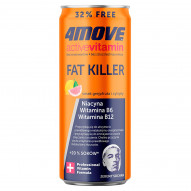 4Move Active Vitamin Fat Killer Gazowany napój smak grejpfruta i cytryny 330 ml