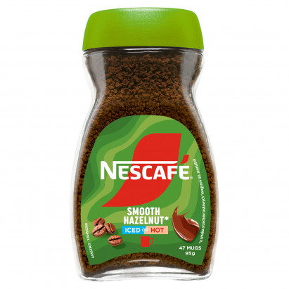 Nescafé Aromatyzowana kawa rozpuszczalna o smaku orzechów laskowych 95 g