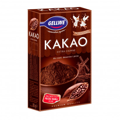 Gellwe Kakao extra ciemne 80 g