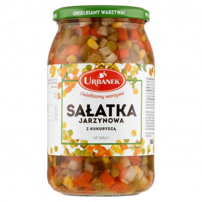 Urbanek Sałatka jarzynowa z kukurydzą 860 g