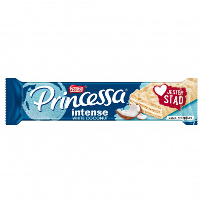 Princessa Intense White Coconut Wafel z kremem kokosowym 30,5 g