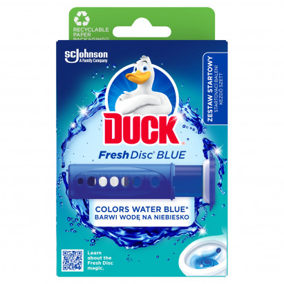 Duck Fresh Disc Blue Żelowy krążek do toalety 36 ml 