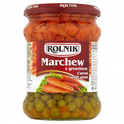 Rolnik Marchew z groszkiem 460 g