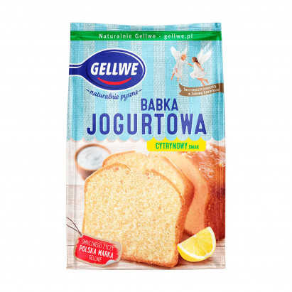 Gellwe Babka jogurtowa cytrynowy smak 375 g