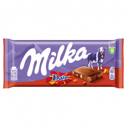 Milka Daim Czekolada mleczna 100 g