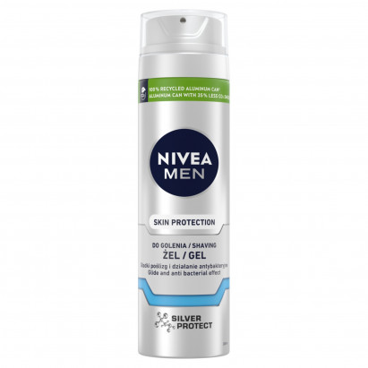 Nivea MEN Silver Protect ŻEL DO Golenia 200 ml