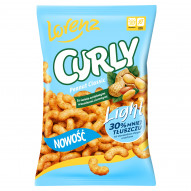 Lorenz Curly Light Chrupki kukurydziane ze świeżo zmielonymi orzeszkami ziemnymi 100 g