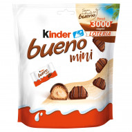 Kinder Bueno Mini Wafel pokryty mleczną czekoladą wypełniony nadzieniem 108 g