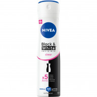 Nivea Black&White Invisible Clear Antyperspirant dla kobiet w spray'u 150 ml