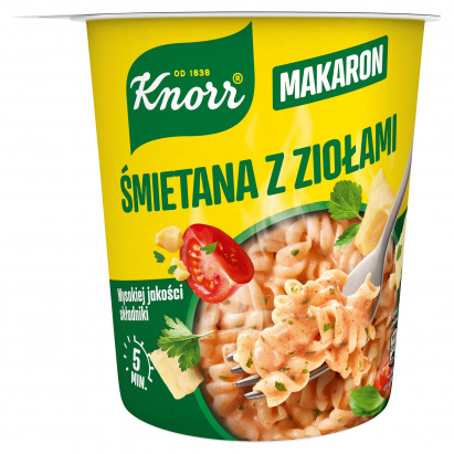 Knorr Makaron śmietana z ziołami 59 g