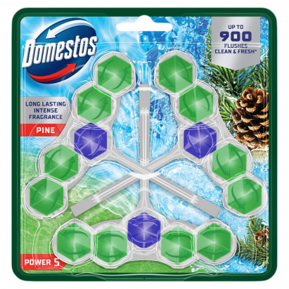 Domestos Power 5 Pine Kostka toaletowa 3 x 50 g