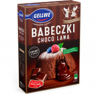 Gellwe Mieszanka do domowego wypieku babeczek babeczki choco lawa 225 g