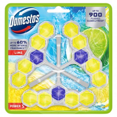 Domestos Power 5 Lime Kostka toaletowa 3 x 50 g