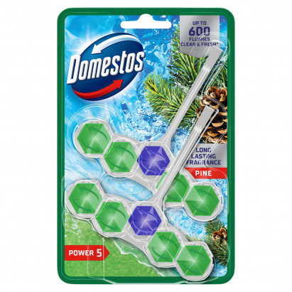 Domestos Power 5 Pine Kostka toaletowa 2 x 50 g